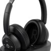 ROSIDA Wireless Headphones for TV Watching, TV Headphones Wireless for Seniors with TV Transmitter Charging Base, Bluetooth Headphones for TV, No Audio Delay, Gift for The Seniors or Parents, Black