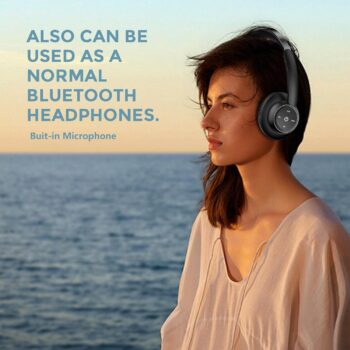 ROSIDA Wireless Headphones for TV Watching, TV Headphones Wireless for Seniors with TV Transmitter Charging Base, Bluetooth Headphones for TV, No Audio Delay, Gift for The Seniors or Parents, Black - Image 8